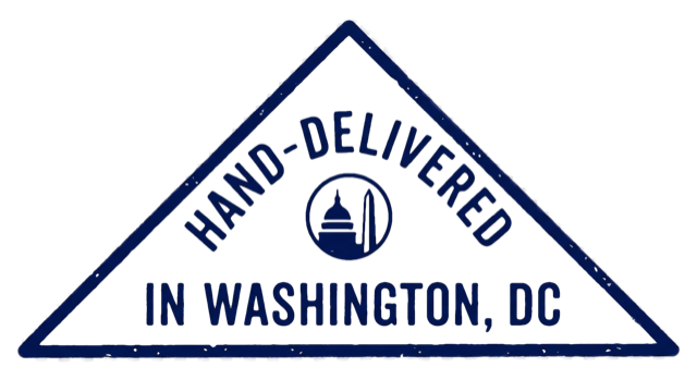 Hand-delivered in Washington, DC